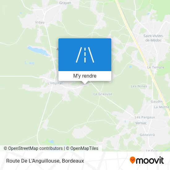 Route De L'Anguillouse plan