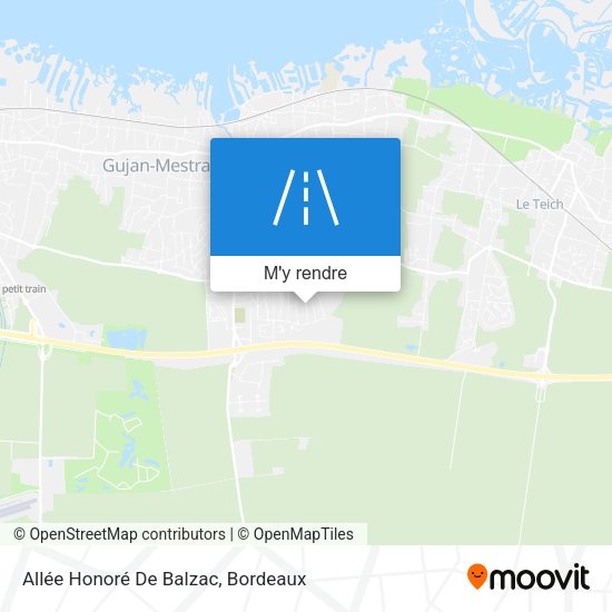Allée Honoré De Balzac plan