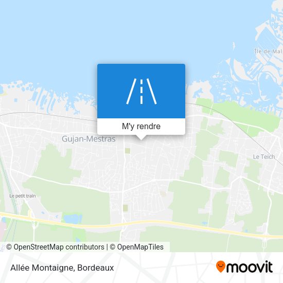 Allée Montaigne plan
