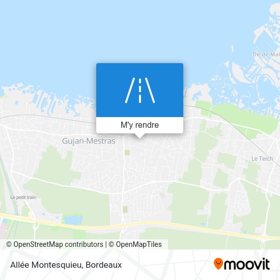 Allée Montesquieu plan