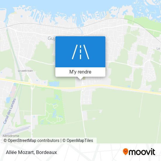 Allée Mozart plan