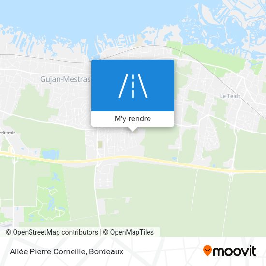 Allée Pierre Corneille plan