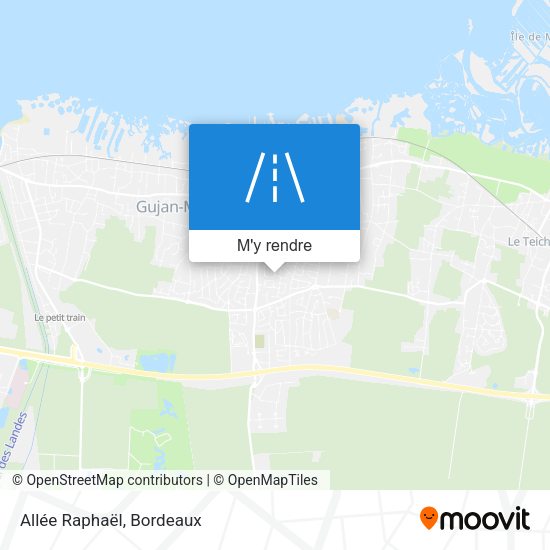 Allée Raphaël plan