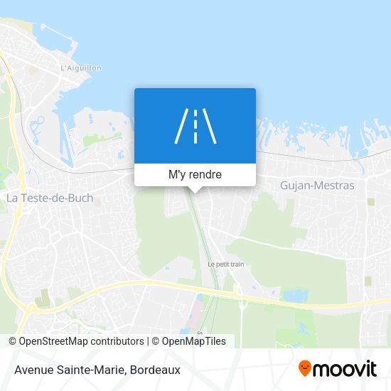 Avenue Sainte-Marie plan