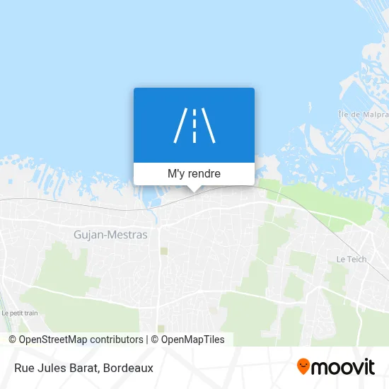 Rue Jules Barat plan