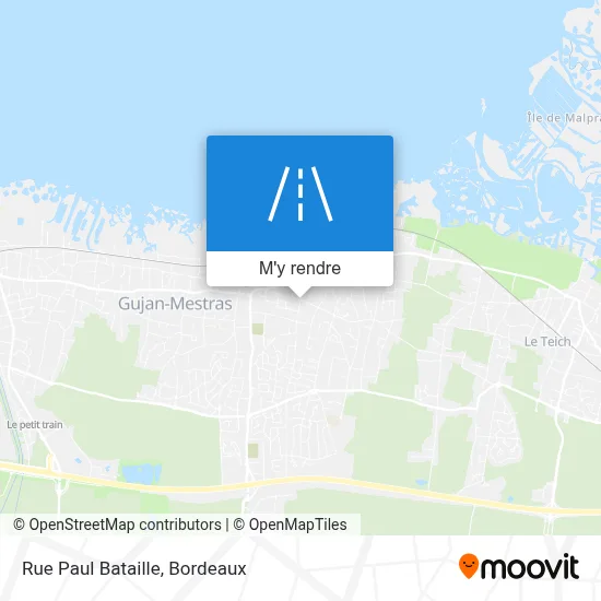 Rue Paul Bataille plan