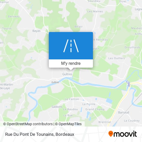 Rue Du Pont De Tounains plan