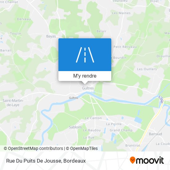Rue Du Puits De Jousse plan