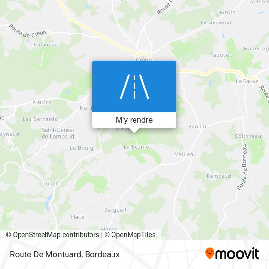Route De Montuard plan