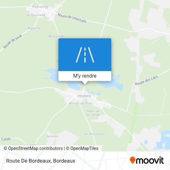 Route De Bordeaux plan