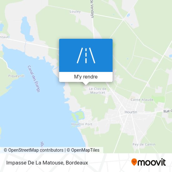Impasse De La Matouse plan