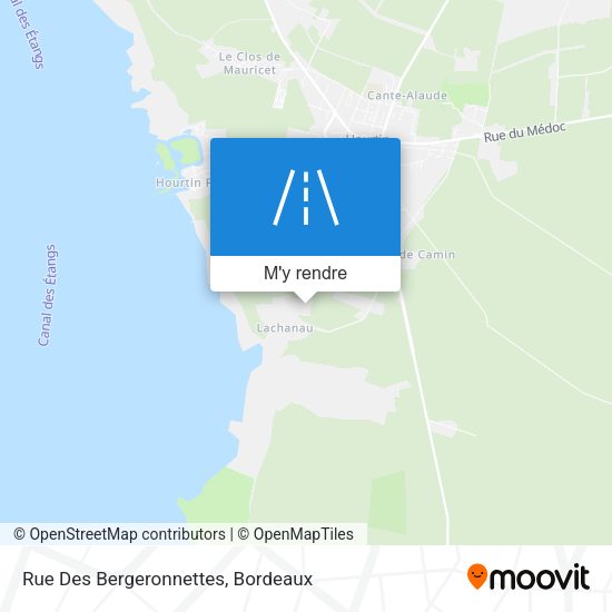 Rue Des Bergeronnettes plan