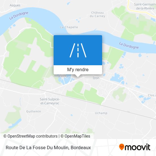 Route De La Fosse Du Moulin plan