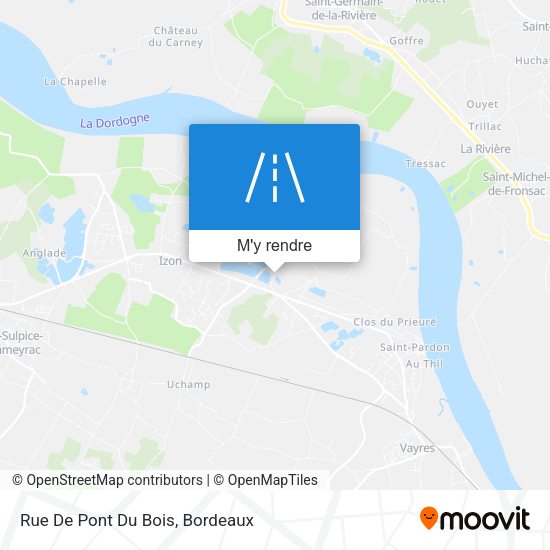 Rue De Pont Du Bois plan