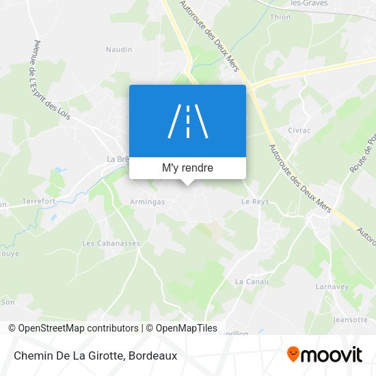 Chemin De La Girotte plan