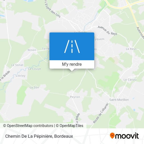 Chemin De La Pépinière plan