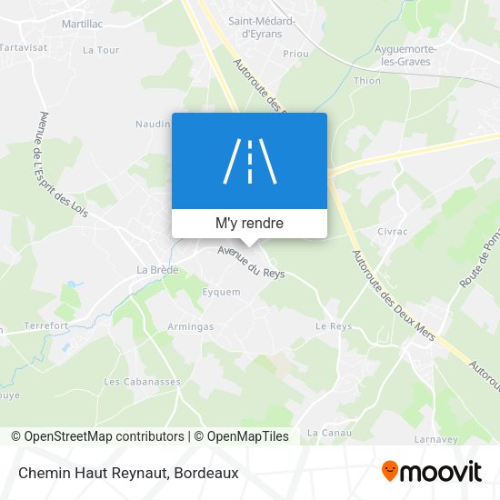 Chemin Haut Reynaut plan
