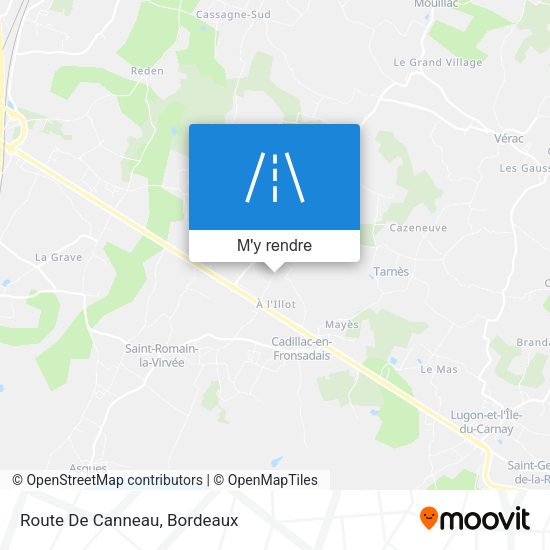Route De Canneau plan