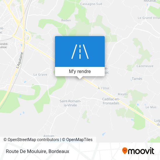 Route De Mouluire plan