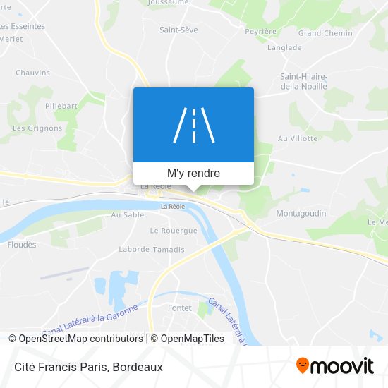 Cité Francis Paris plan