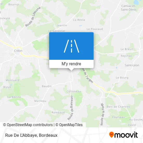 Rue De L'Abbaye plan