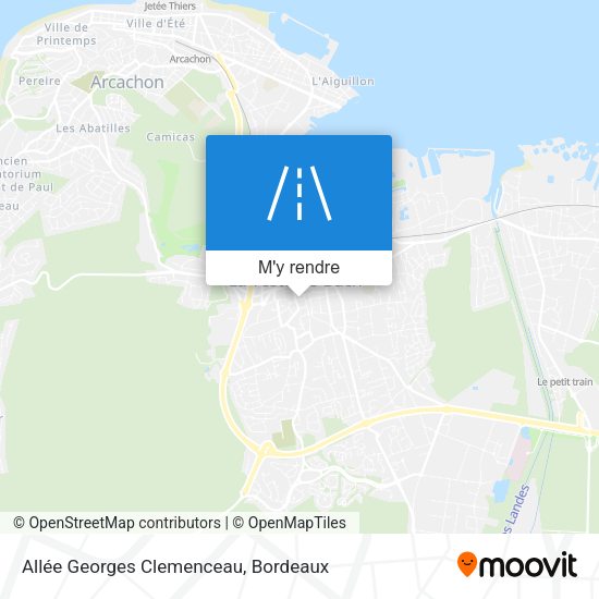 Allée Georges Clemenceau plan