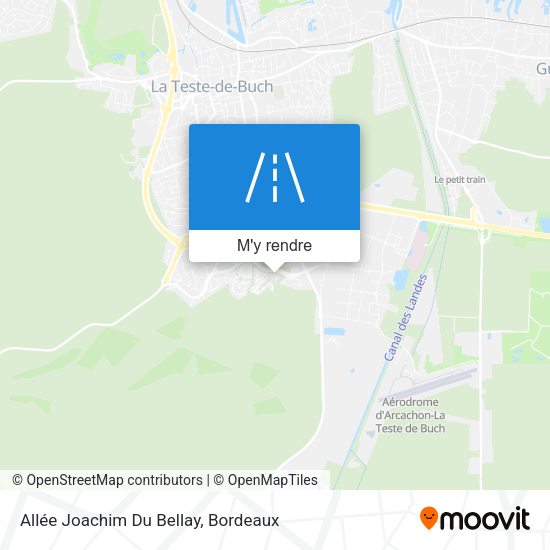 Allée Joachim Du Bellay plan