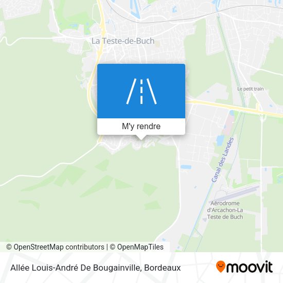 Allée Louis-André De Bougainville plan