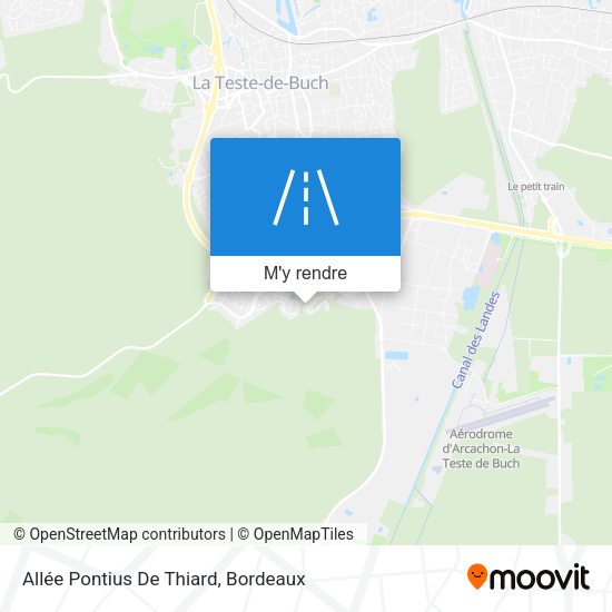 Allée Pontius De Thiard plan