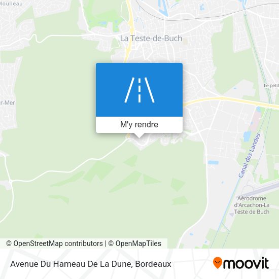 Avenue Du Hameau De La Dune plan