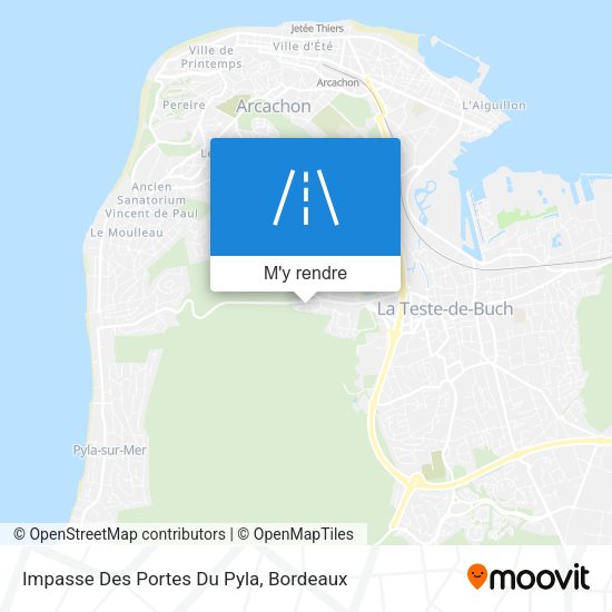 Impasse Des Portes Du Pyla plan