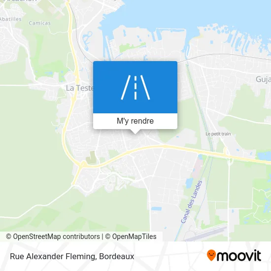 Rue Alexander Fleming plan