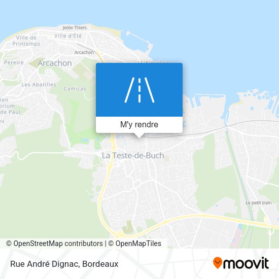 Rue André Dignac plan