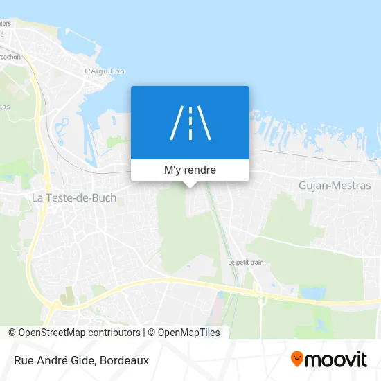 Rue André Gide plan