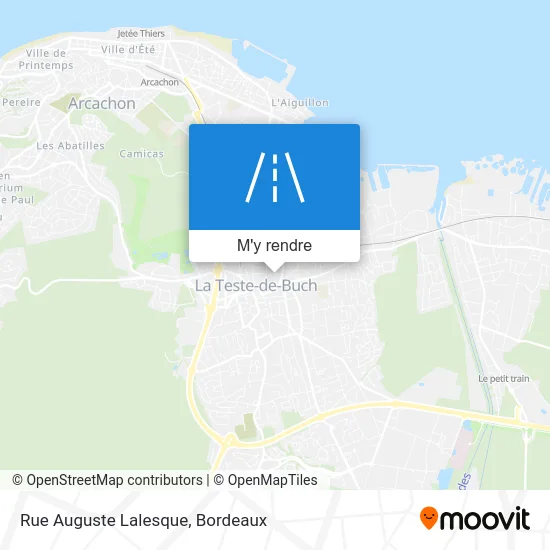 Rue Auguste Lalesque plan