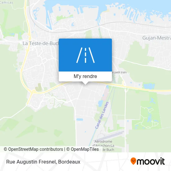 Rue Augustin Fresnel plan