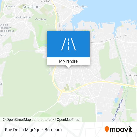 Rue De La Migrèque plan