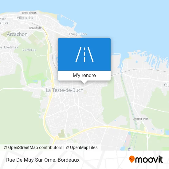 Rue De May-Sur-Orne plan