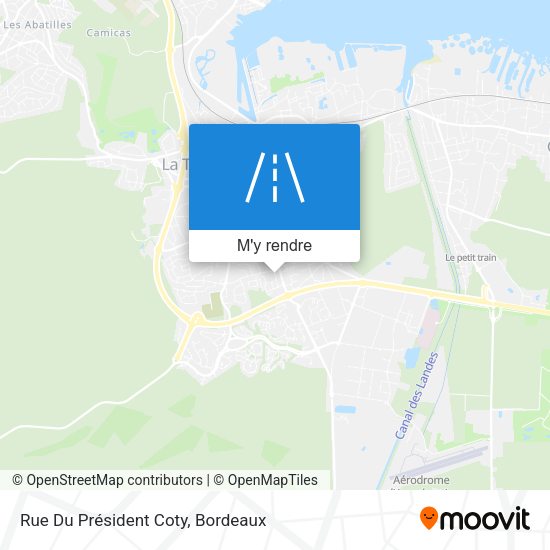 Rue Du Président Coty plan