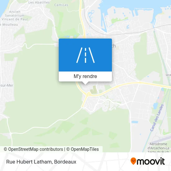 Rue Hubert Latham plan