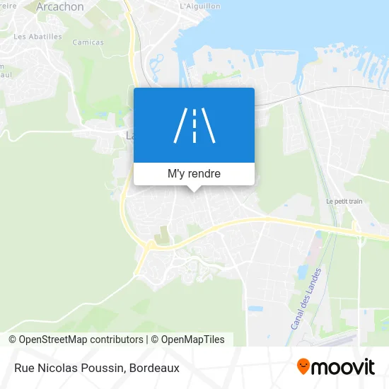 Rue Nicolas Poussin plan