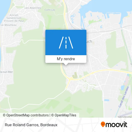 Rue Roland Garros plan