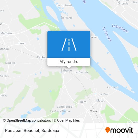 Rue Jean Bouchet plan