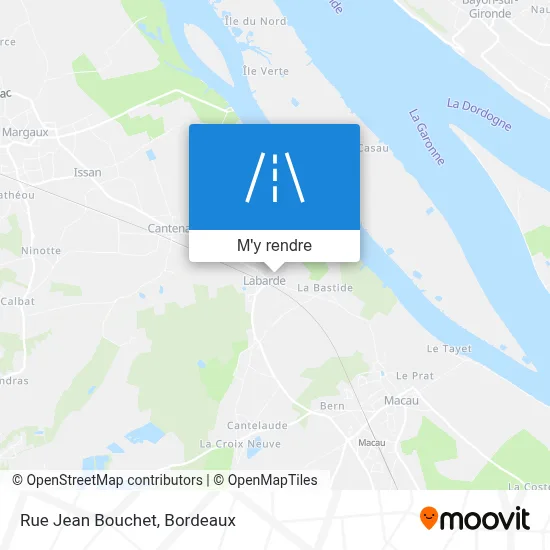 Rue Jean Bouchet plan