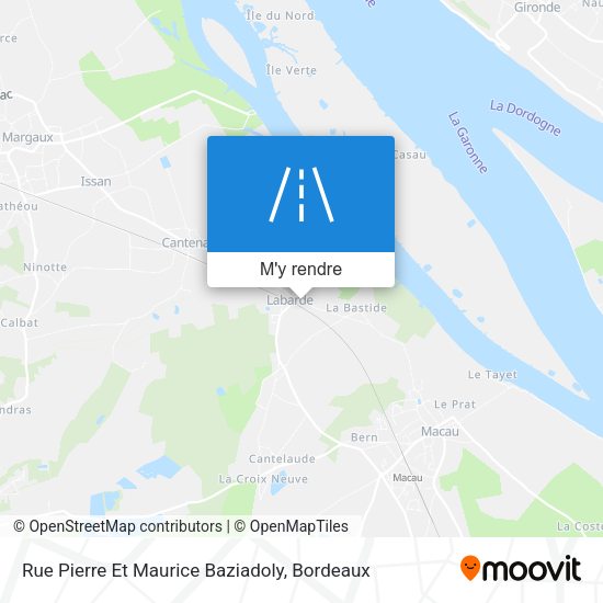 Rue Pierre Et Maurice Baziadoly plan