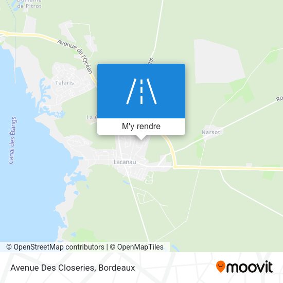 Avenue Des Closeries plan
