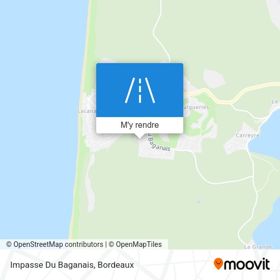 Impasse Du Baganais plan