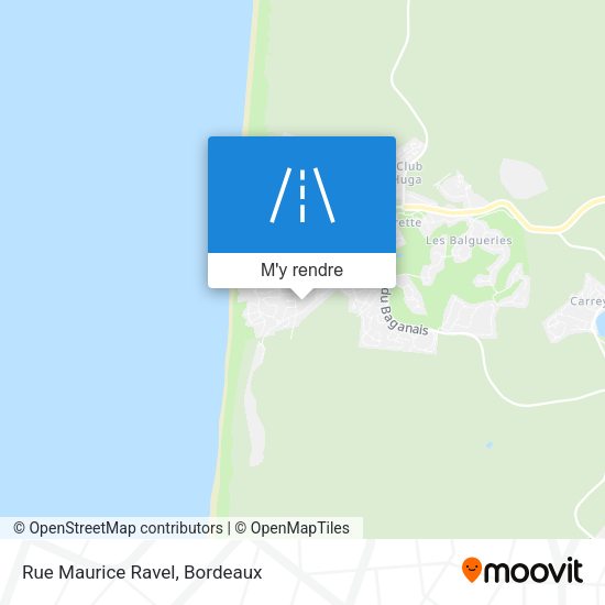 Rue Maurice Ravel plan