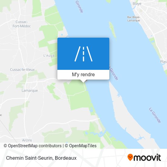 Chemin Saint-Seurin plan