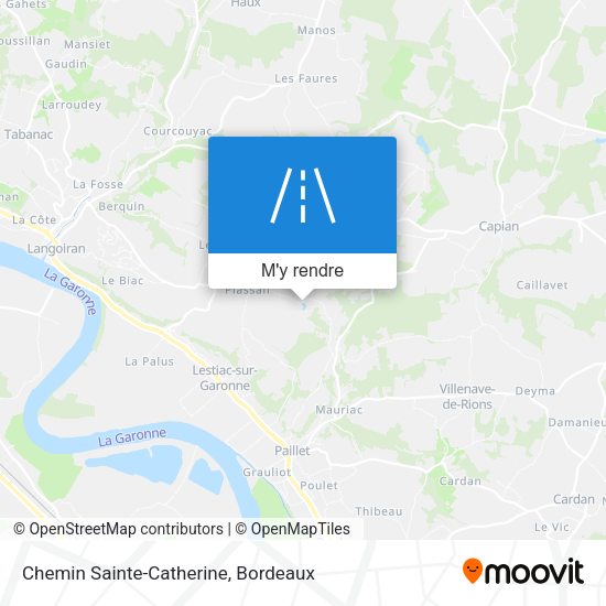 Chemin Sainte-Catherine plan